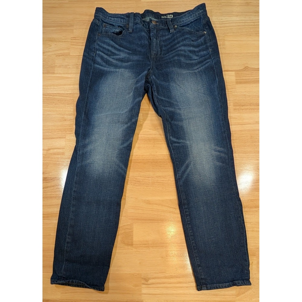 J.Crew Broken In Boyfriend Jeans Womens 29 Dark Wash Stretch Denim Relaxed Fit